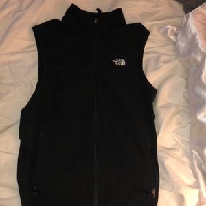 North face light fleece vest